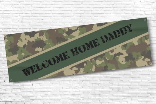 Personalised Military Welcome Home Banner with any Text