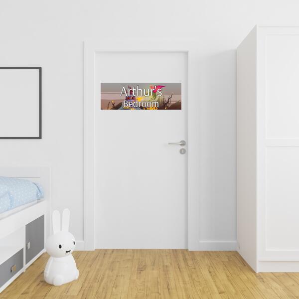 Boy's Personalised Dragon Bedroom Banner