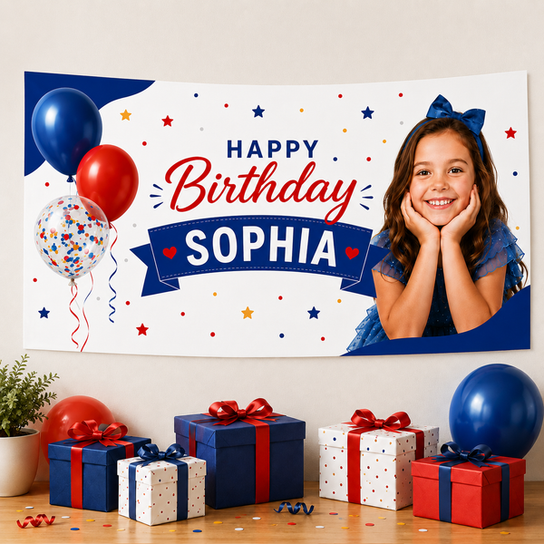 personalised girls birthday banners
