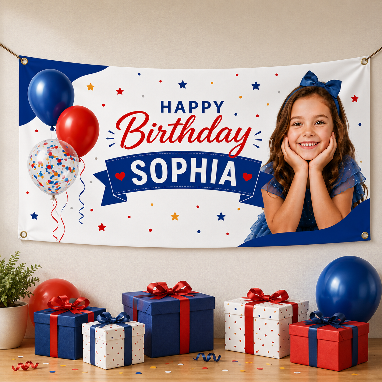 Personalised Girl's Birthday Banners