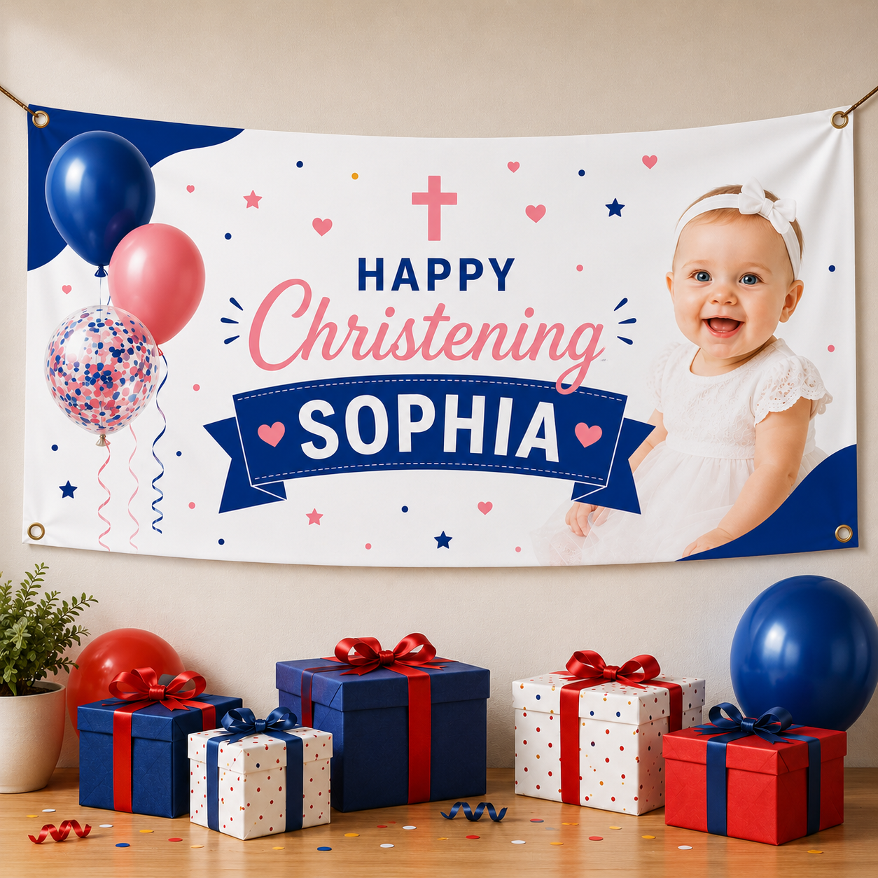Personalised Girl's Ceremony Banners