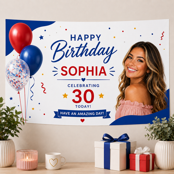 personalised ladies birthday banners
