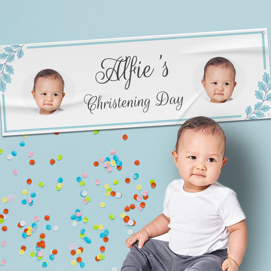 Personalised Boy's Ceremony Banners