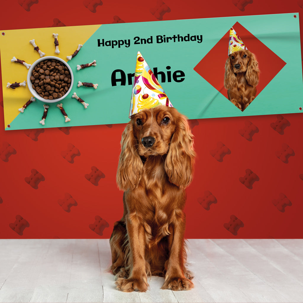 Personalised Dog Birthday Banners