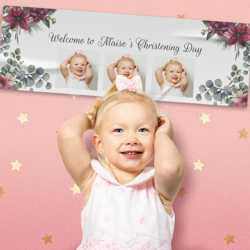 Personalised Girl's Ceremony Banners