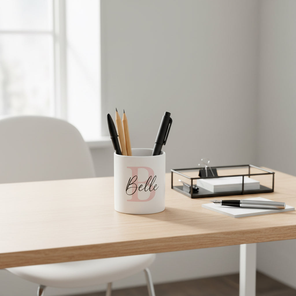 Vacso Trading Personalised Initial & Name Ceramic Pencil Pot