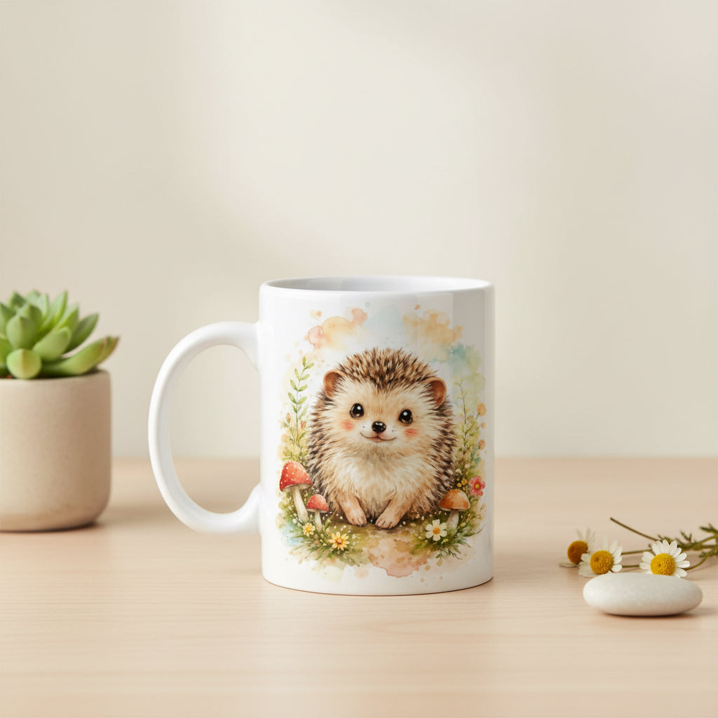 Vacso Trading Woodland Animal Watercolor Mug Cute Forest Ceramic 11oz