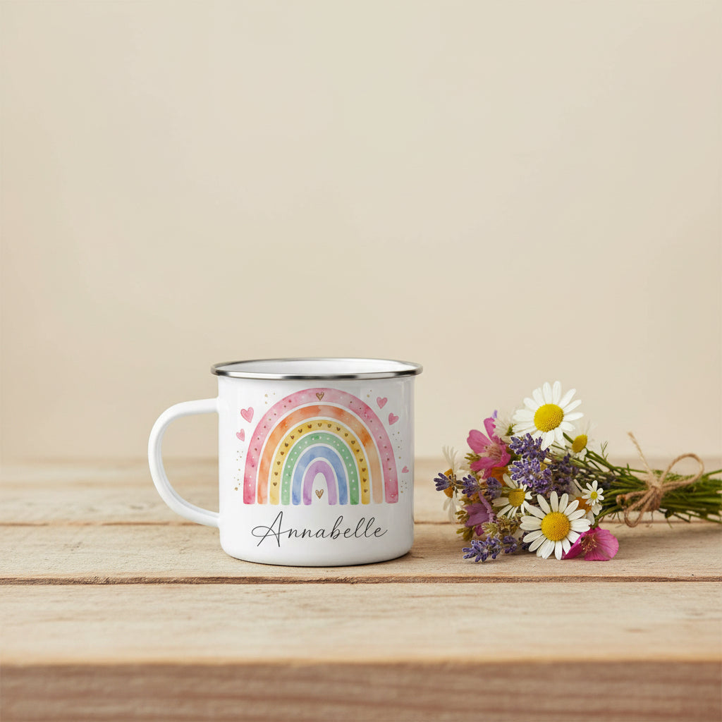 Vacso Trading Personalised Children's Enamel Mug Fairy Design