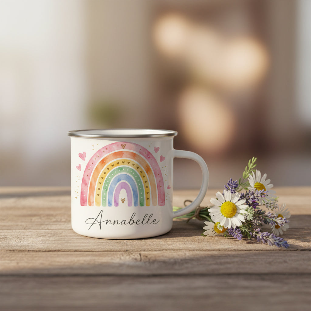 Vacso Trading Personalised Children's Enamel Mug Dino