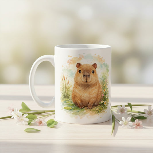 Vacso Trading Woodland Animal Watercolor Mug Cute Forest Ceramic 11oz