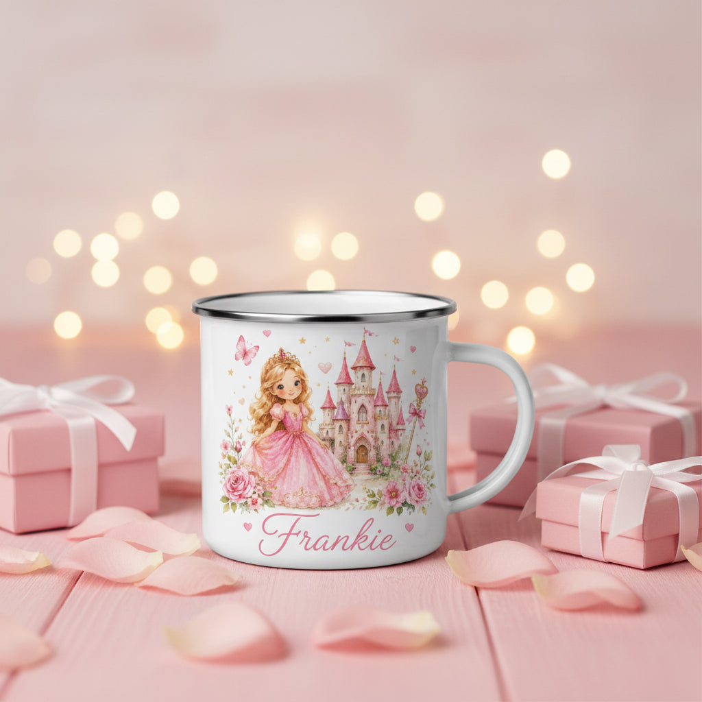 Vacso Trading Personalised Children's Enamel Mug Fairy Design