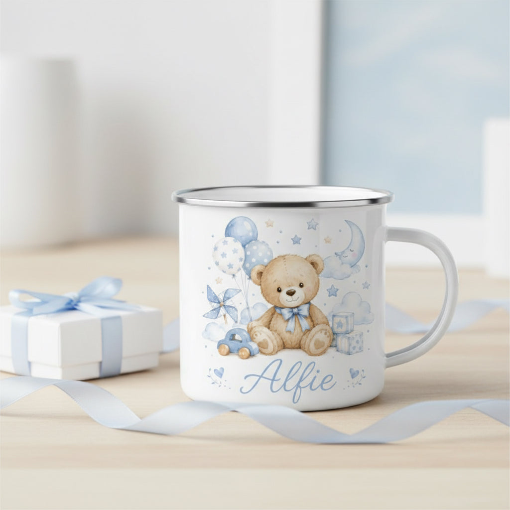 Vacso Trading Personalised Children's Enamel Mug Dino