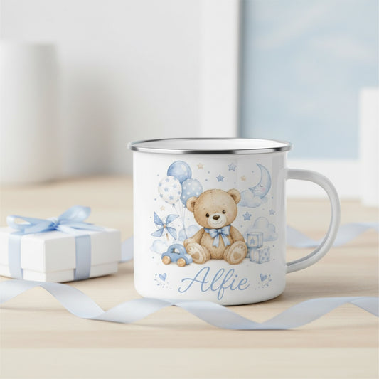 Vacso Trading Personalised Children's Enamel Mug Dino