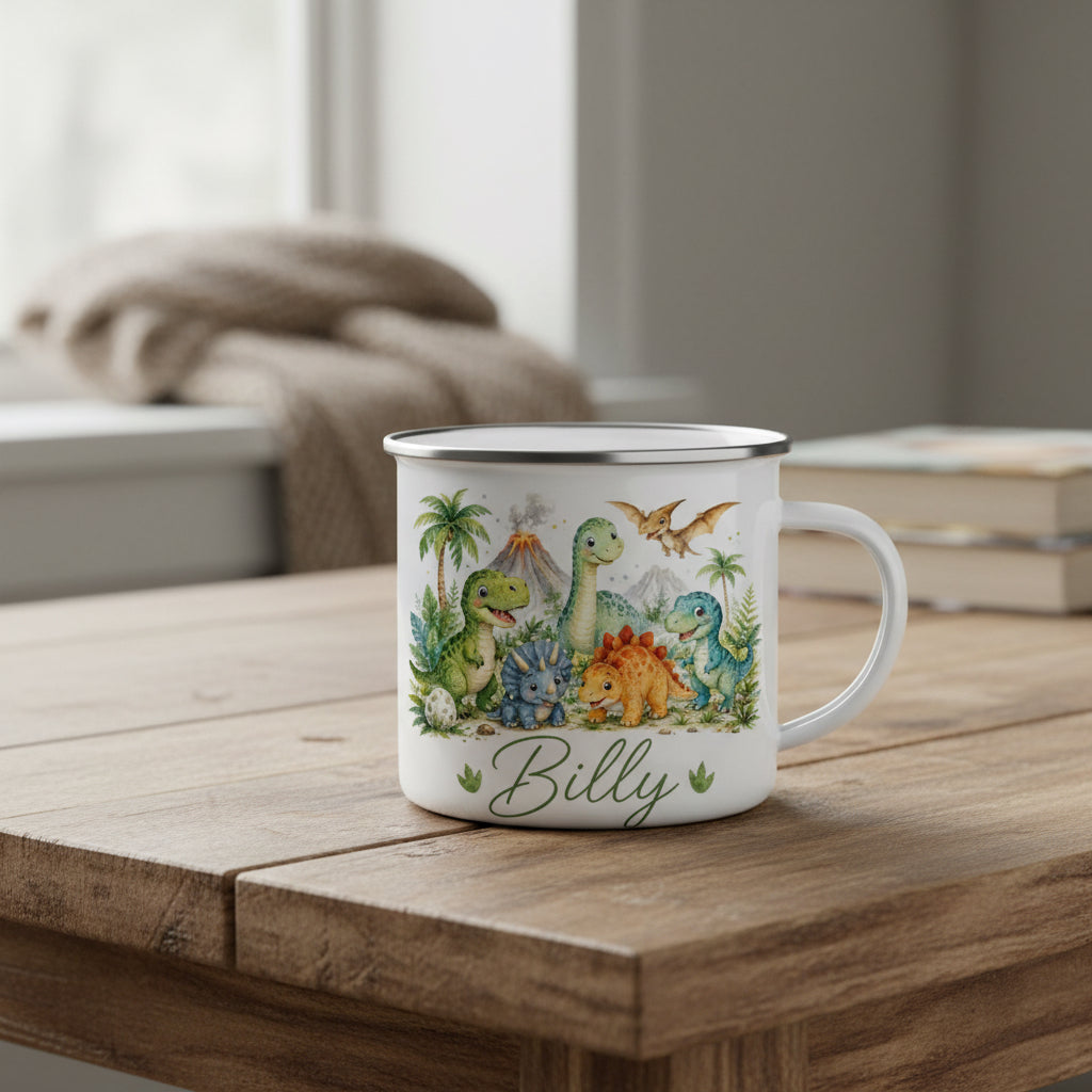 Vacso Trading Personalised Children's Enamel Mug Fairy Design