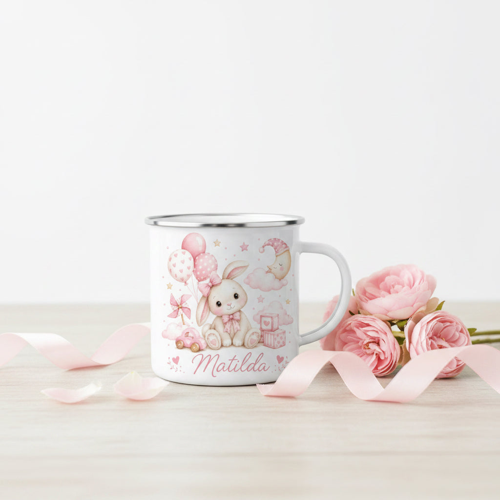 Vacso Trading Personalised Children's Enamel Mug Fairy Design