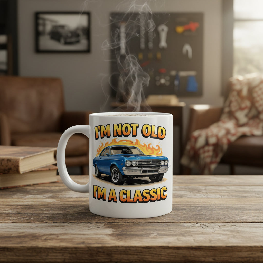Vacso Trading I'm Not Old I'm Classic Mug Funny Car Lover Gift Ceramic 11oz