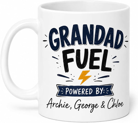 Vacso Trading Personalised Dad Fuel Mug Custom Name Ceramic 11oz