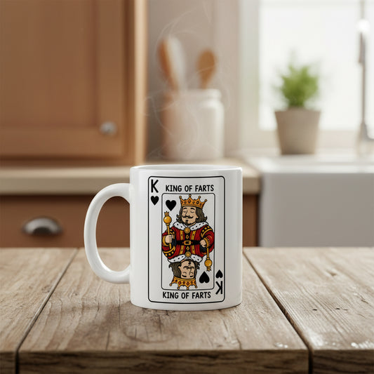 Vacso Trading King of Farts Ceramic Coffee Mug