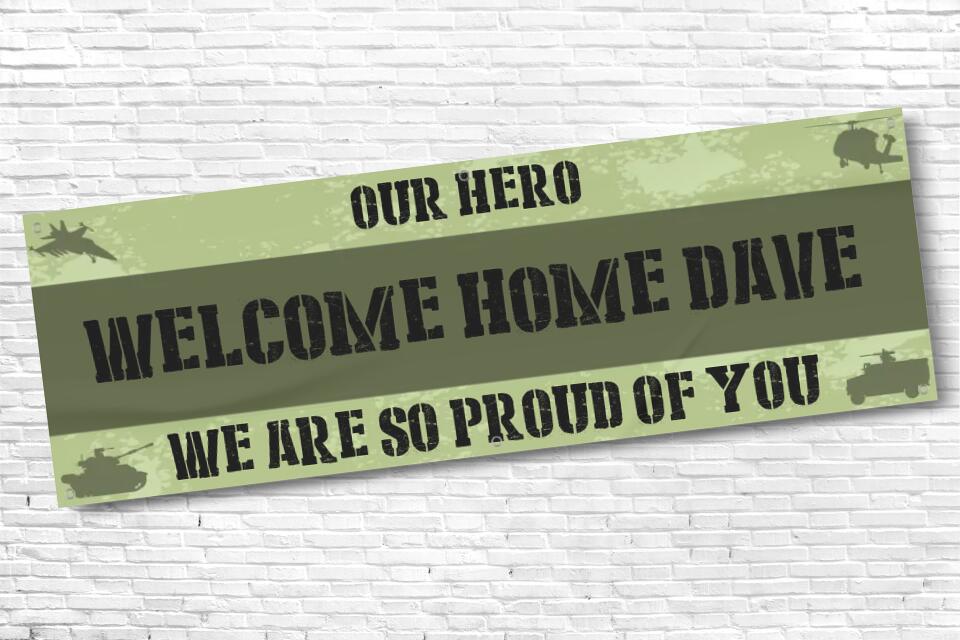 Personalised Military Banners