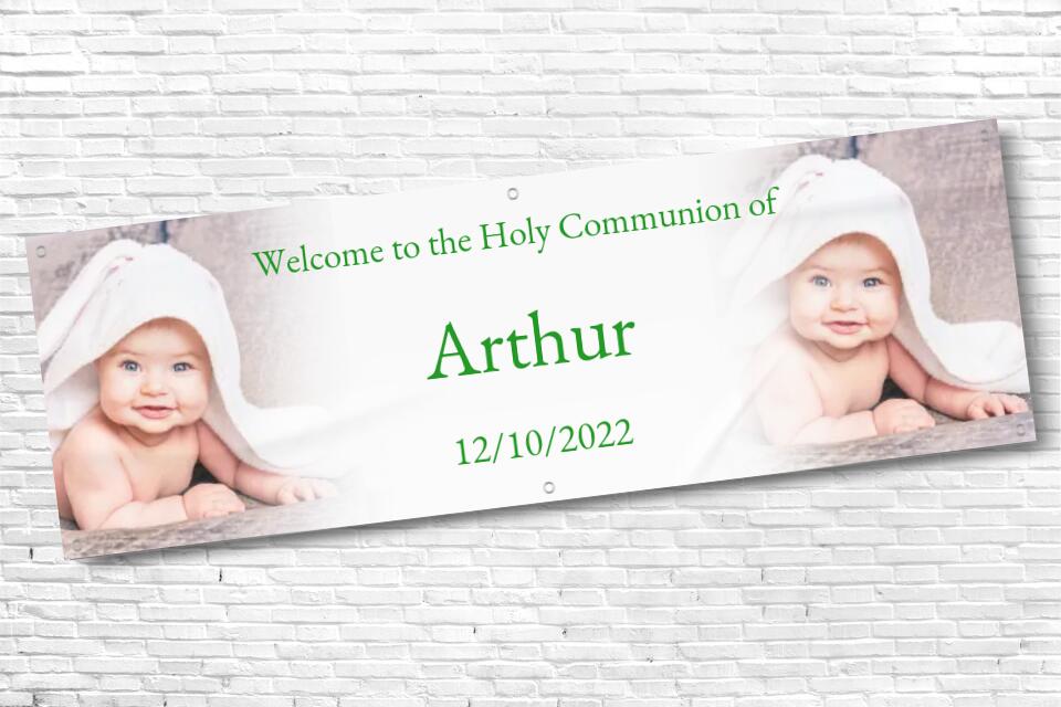 Personalised Holy Communion Banners