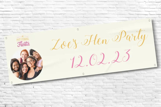Personalised My Final Fiesta! Photo Hen Do Banner